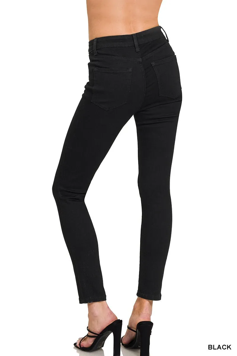 Black High Rise Skinny Jean
