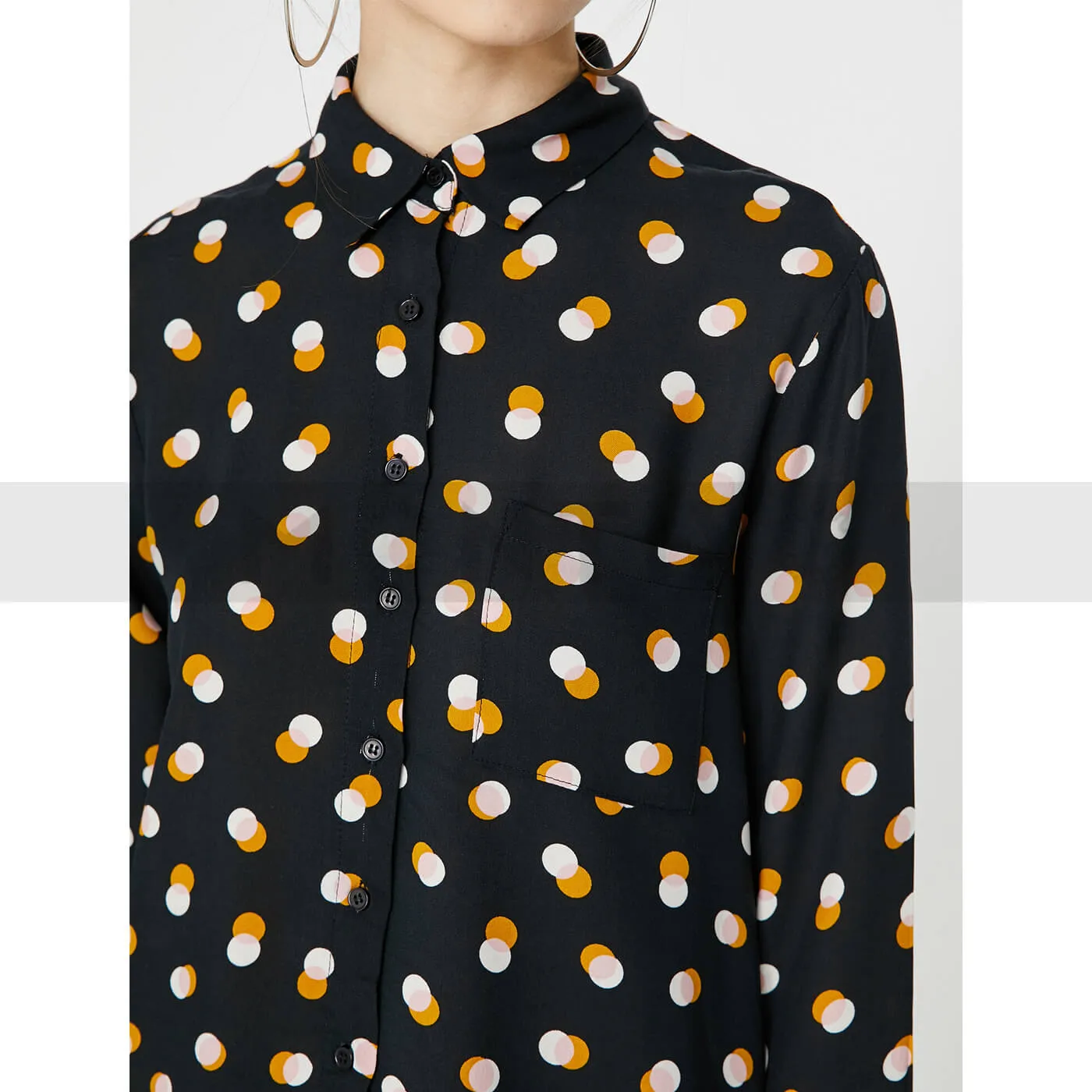 Black Patterned Shirt