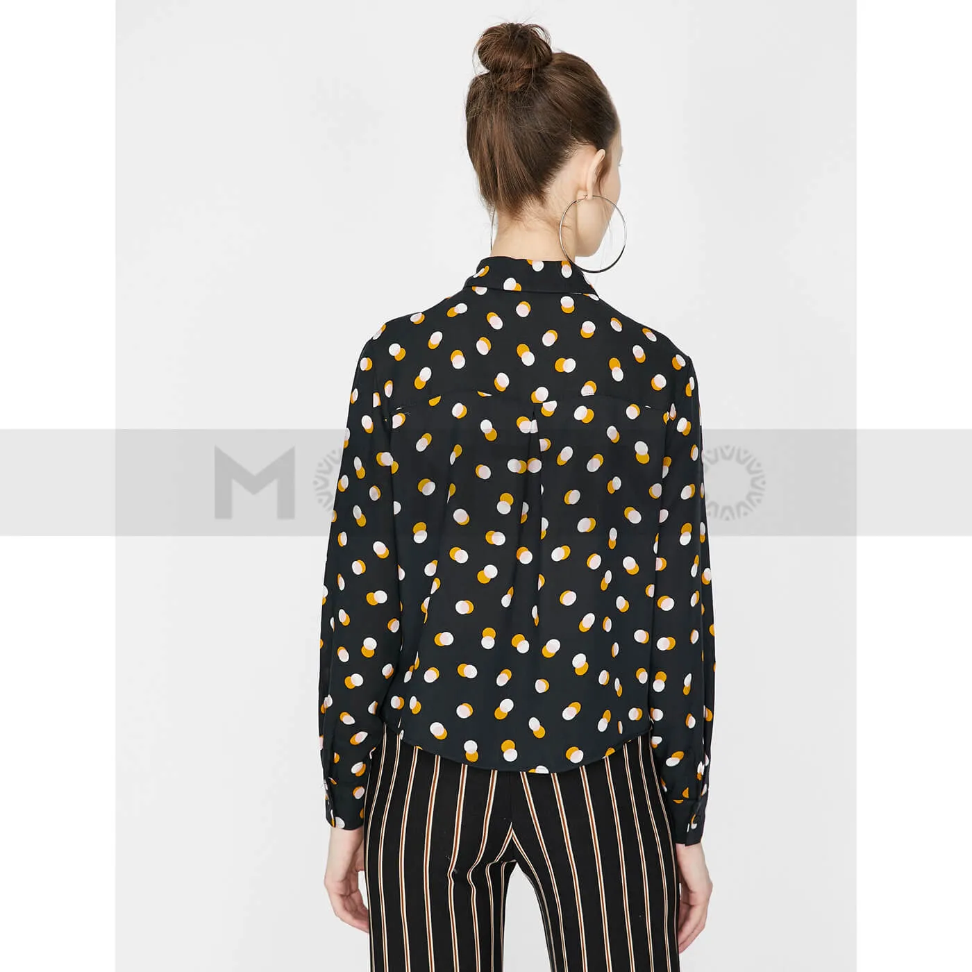Black Patterned Shirt