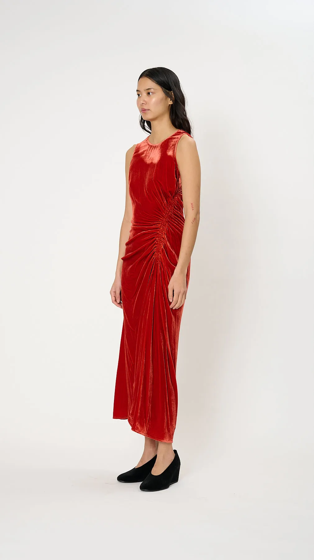 Cornelia Dress in Carnelian