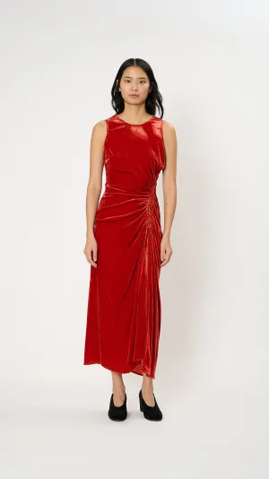 Cornelia Dress in Carnelian