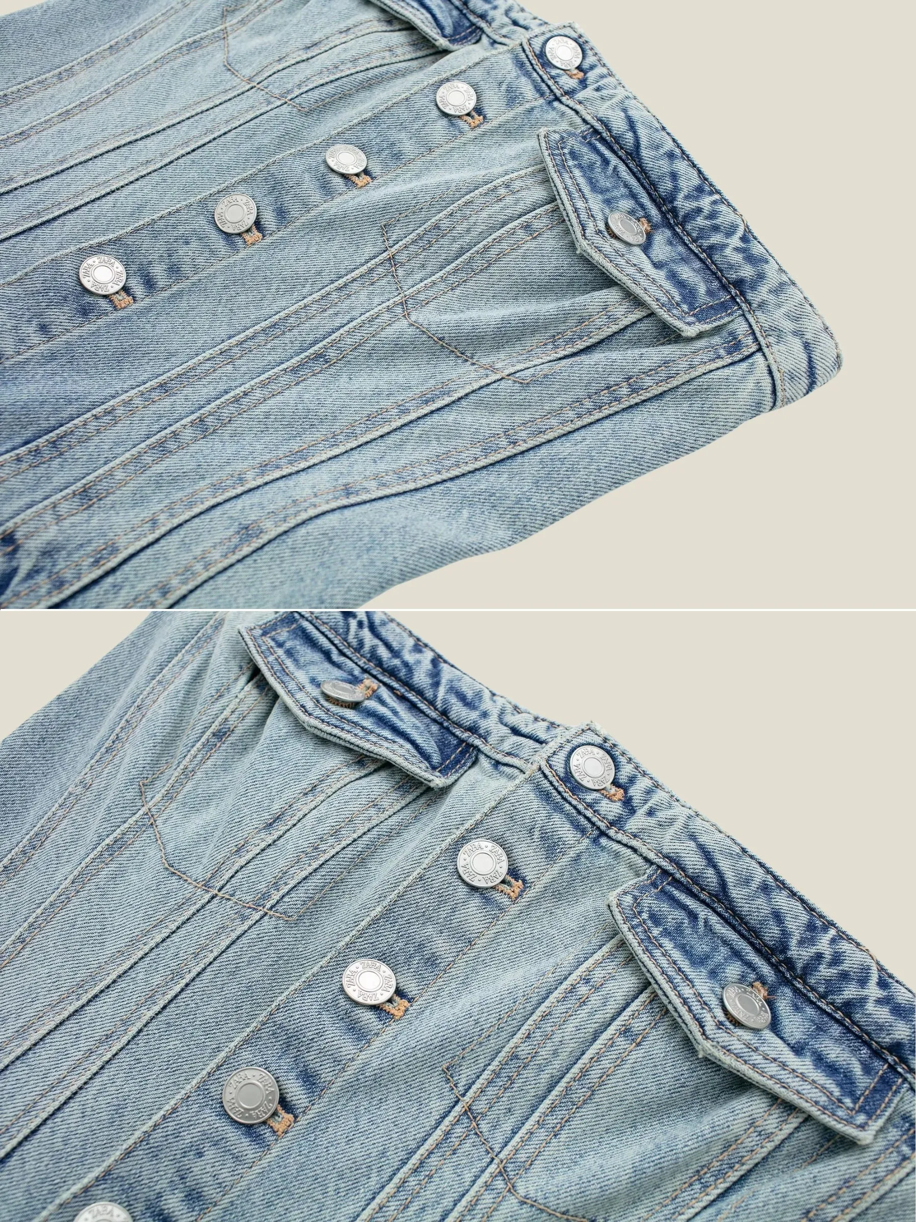Gracelin Strapless Denim Jumpsuit