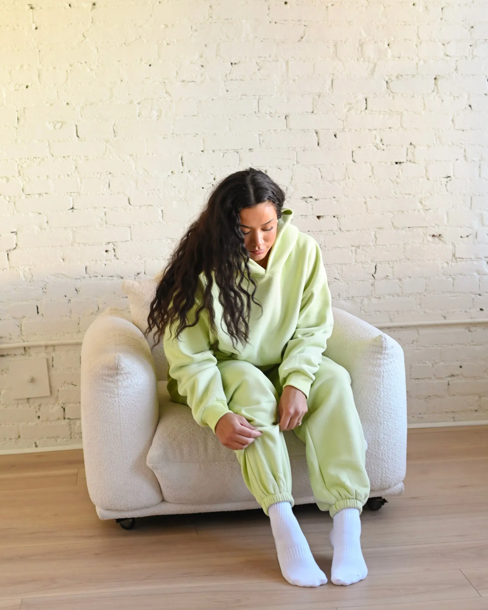 Key Lime Green Ultra Cozy Fleece // Hoodie