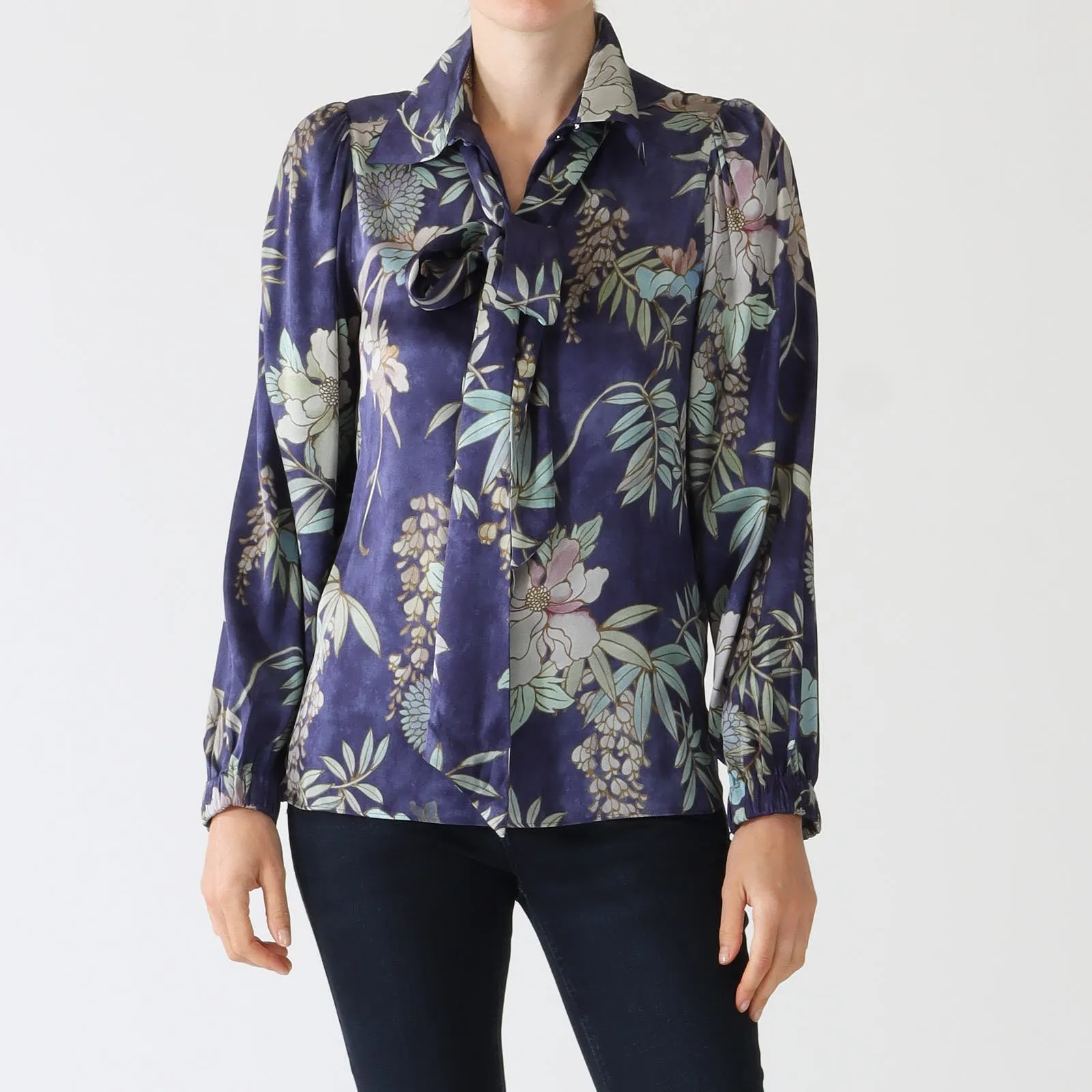 Kikki Mimosa Sailor Printed Blouse