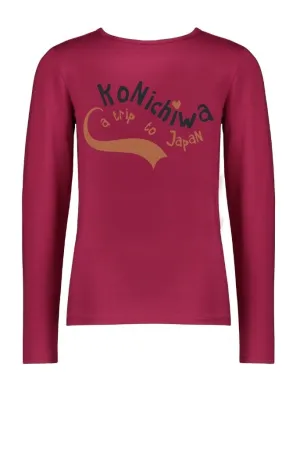 Kus Long Sleeve Top - Maroon
