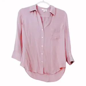 L’AGENCE Womens Shirt Button Down Blouse Lilac XS