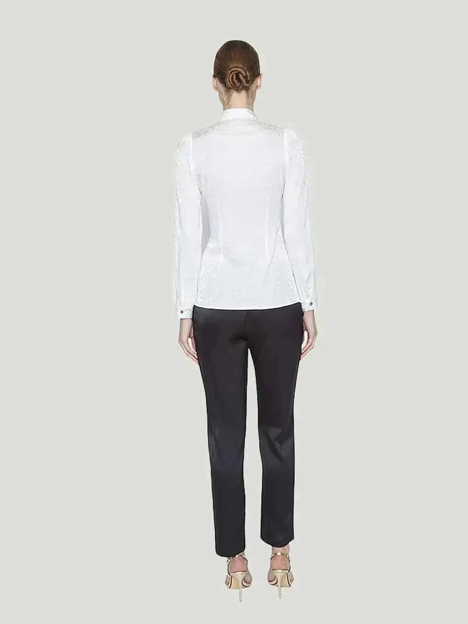 Maison de Papillon Hailey Silk Button-Down