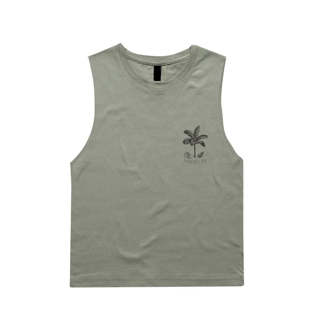 MLW By Design - Island Life Sage Tank *CLEARANCE*