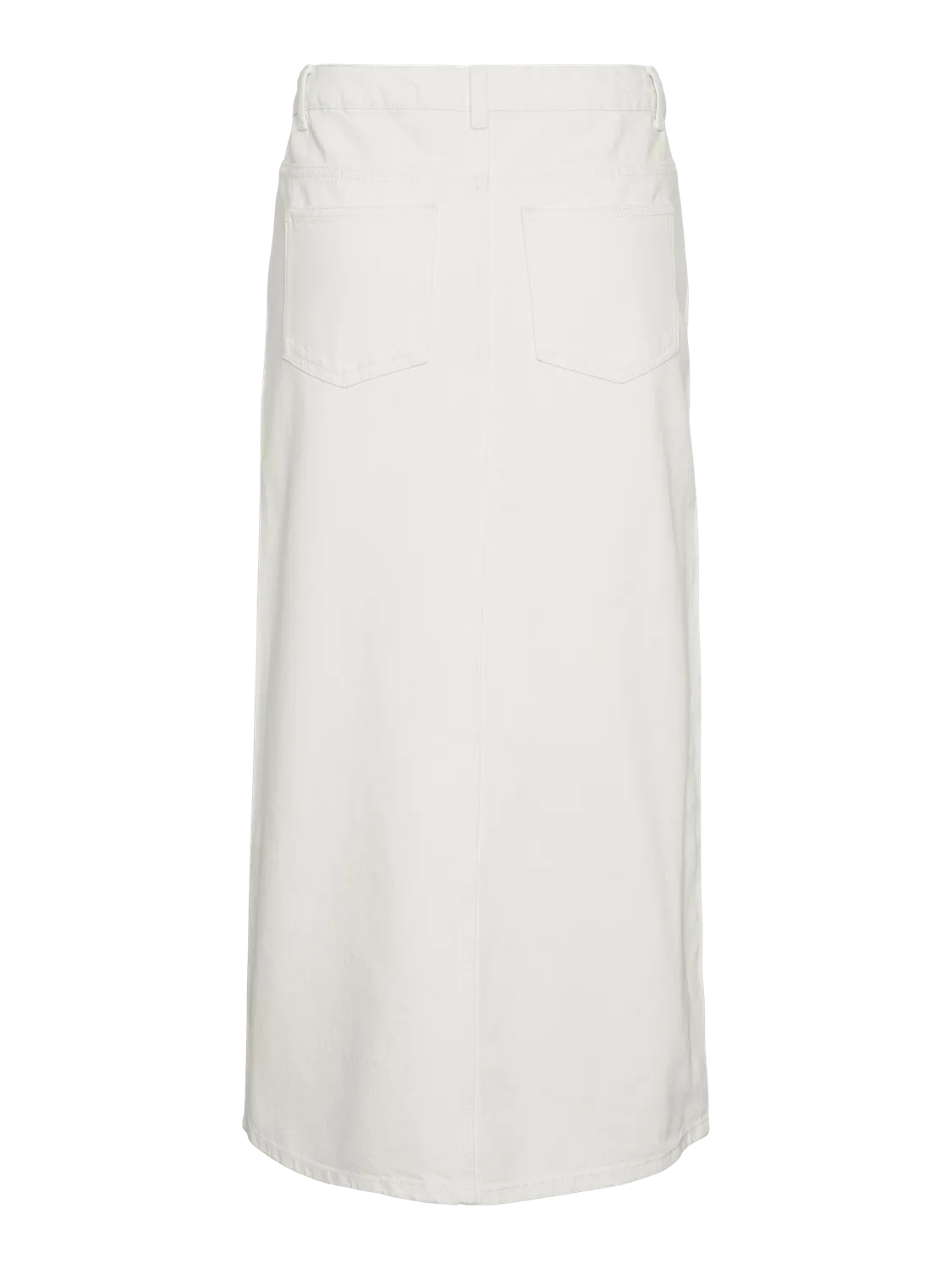 PCKENISE Long Skirt - Cloud Dancer