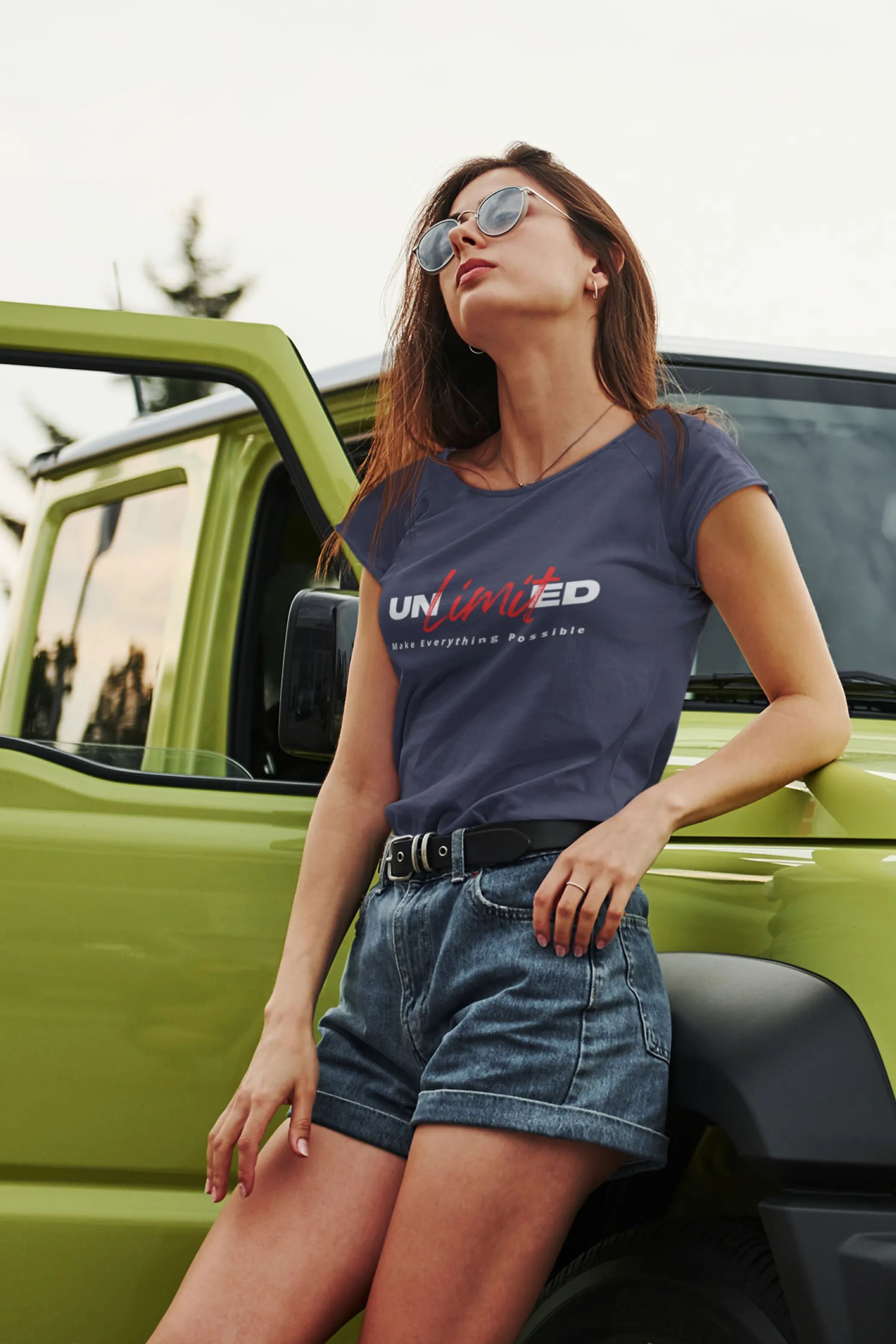 Possibility Unlimited Printed Scoop Neck T-shirt for women