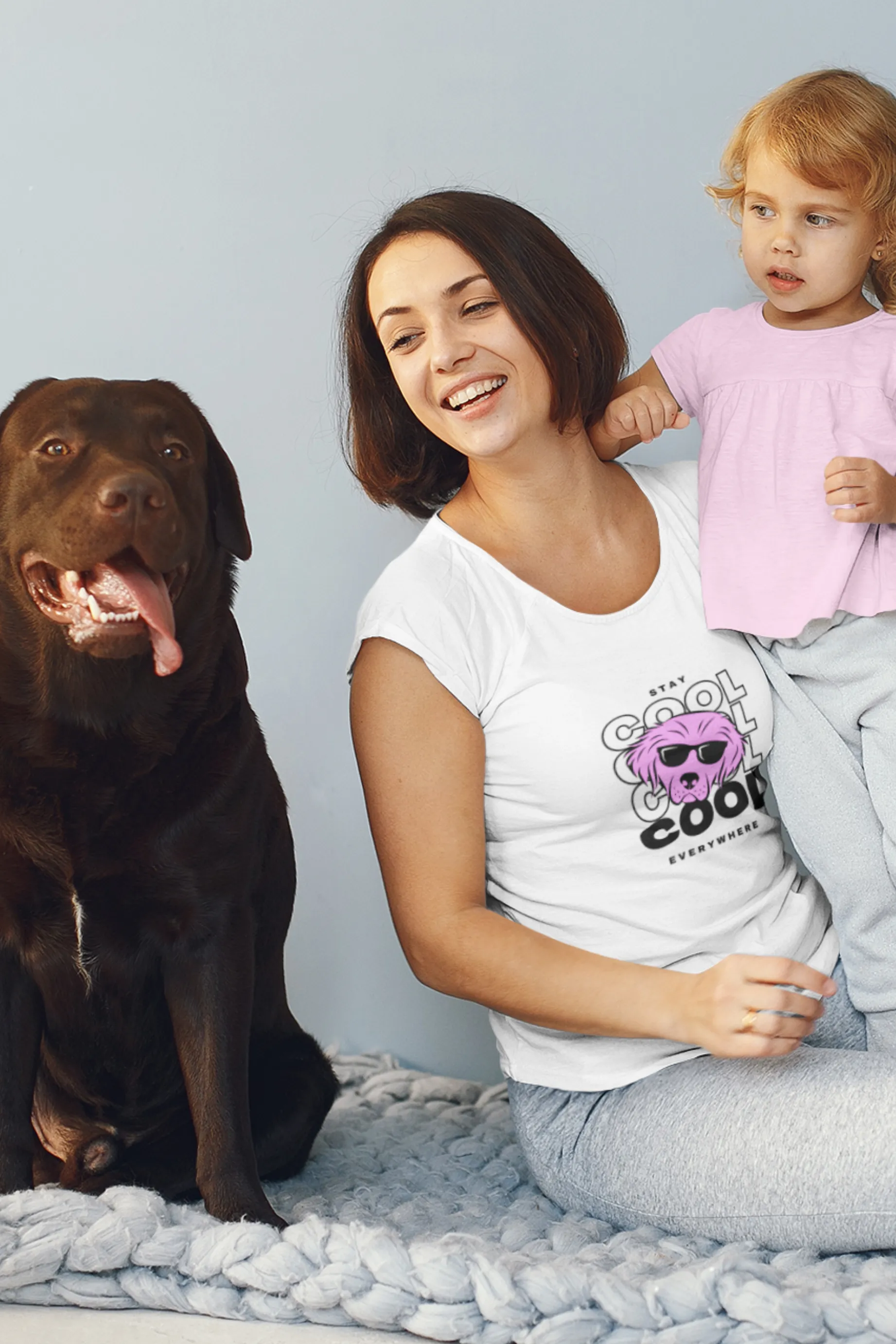 Stay Cool Everywhere Printed Scoop Neck T-shirt for women