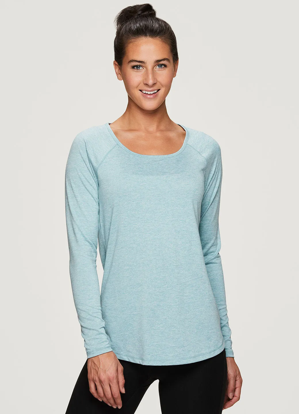 Stratus Run Swiftly Scoop Neck Tee Shirt