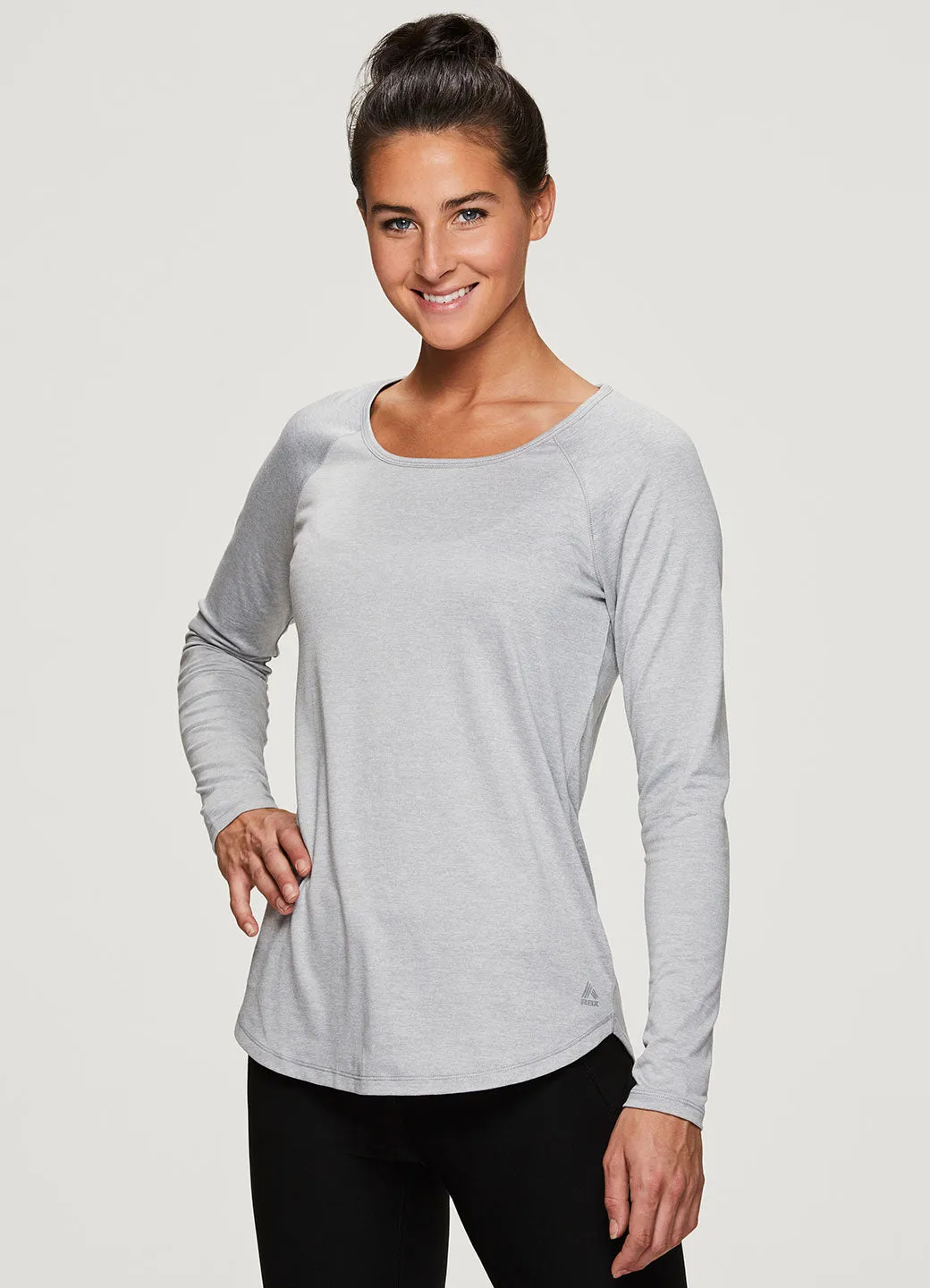 Stratus Run Swiftly Scoop Neck Tee Shirt