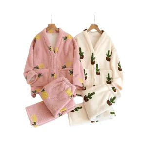 Two-Piece Thick Pajamas Set