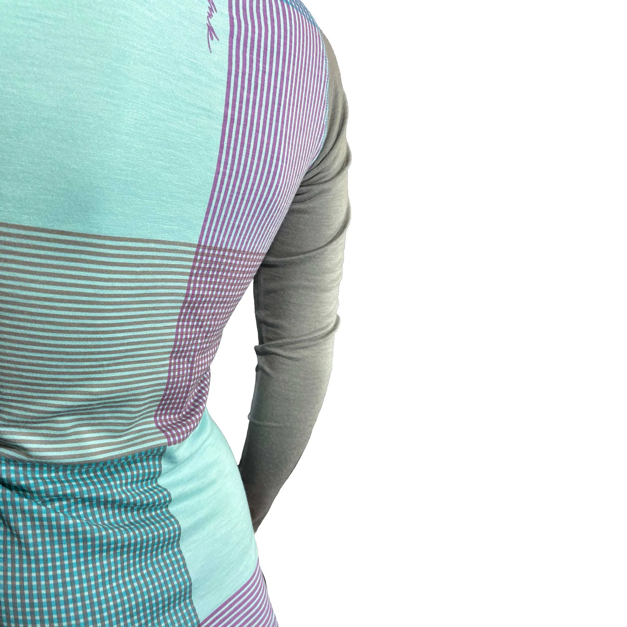 Women's Hawea Long Sleeve Merino | Lake Blue